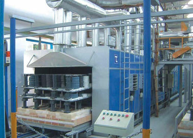 Qualität  Gas Medium And High Temperature Automatic Temperature Control Firing Shuttle Kiln Fabrik