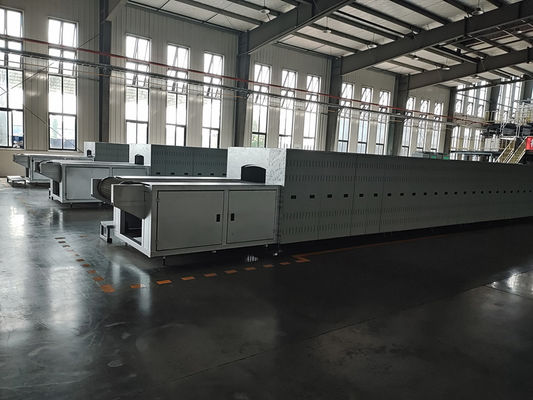 Präzisionsoptische Glasstreifenbrennöfen Mesh Belt Typ