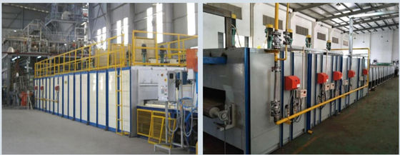 Behälter Industrieglasöfen mit einem Wirkungsvolumen von 0,5-3,5 m3 und Gasbrennstoffart