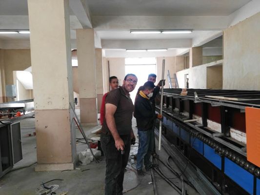 Anhebender optischer Glasglühofen 300-4000mm Mesh Belt Width