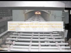 Übliche Temperatur 1000-1800 Celsius Industrie-Keramikofen, der Wärmebehandlung und gleichmäßige Temperaturkontrolle bietet